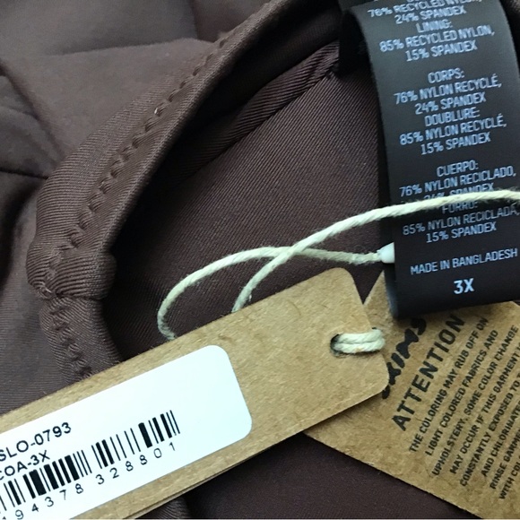 COPY - Skims NWT Swim Shaping Color Cocoa Size 3X SW-SLO-0793 - Picture 3 of 4